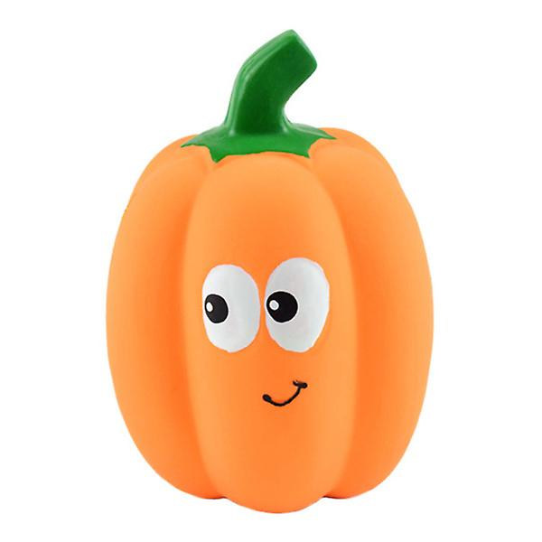 Tuggleksaker för Valpar Husdjur Pumpa Leksak Hundleksak Halloween Hundleksaker Tråkighet Husdjursleksak Husdjurstillbehör Gul1
