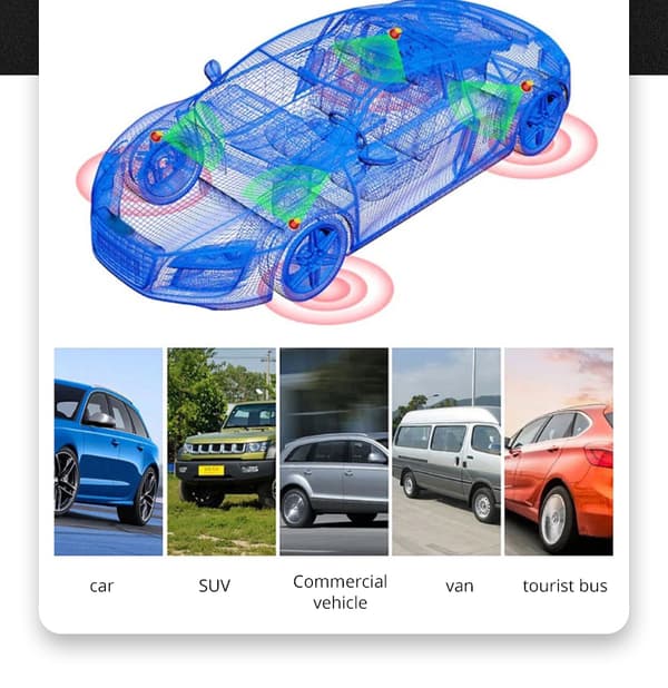 Däcktrycksövervakare TPMS däcktrycksövervakning däckövervakning däcktrycksdetektor