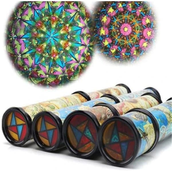 2 klassiske verdenskaleidoskoper, magisk kaleidoskop, beste bursdagsgave til barn