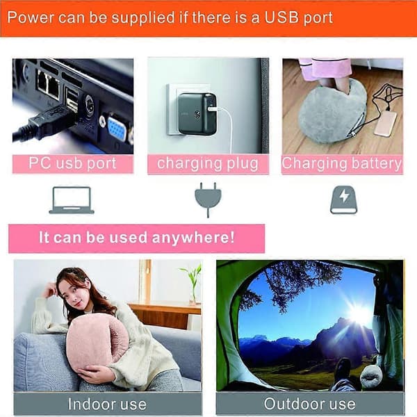 Vintervarme USB-opvarmede sko størrelse 37-46_tfrf