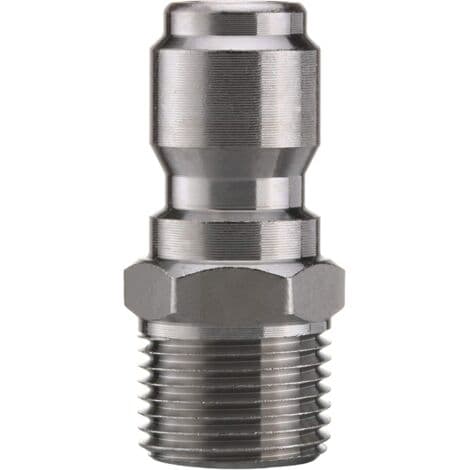 Quick Connect Adapter Kit for Pressure Washer - 3/8 Inch Male Thread - 5000 PSI Pressure - Durable Brass for Quick Connection