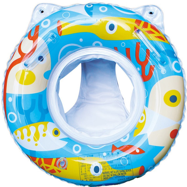 Marine Fish Baby Basseng Sete, Baby Svømmering, Oppblåsbar Svømmering, Pool Float for Baby Barn 6-36 måneder, Oppblåsbar Bøye, Barn S