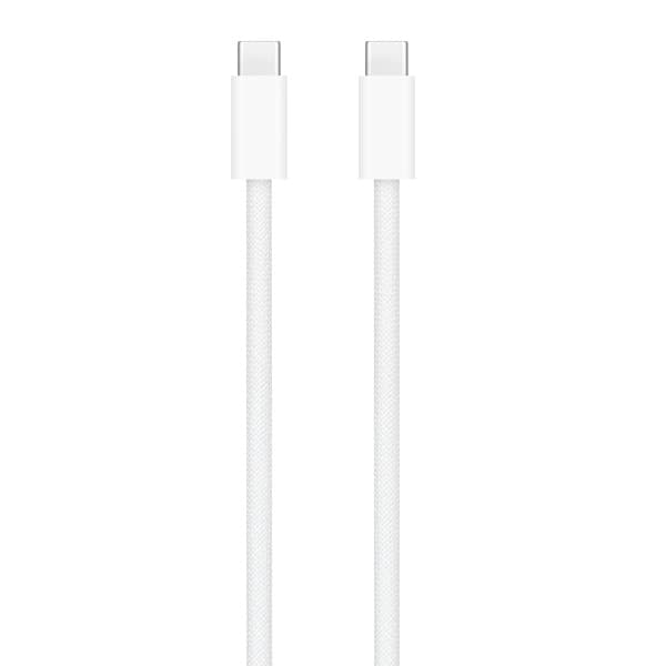 For Apple 60W USB-C Woven Charging Cable 1m Bulk - White