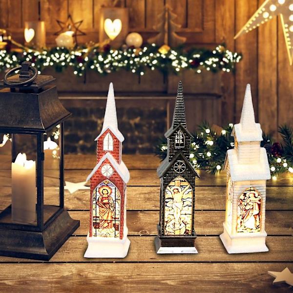 Julreligiös Ljusstake Kors Jesus Jungfru Bord Ljusstake Te Li