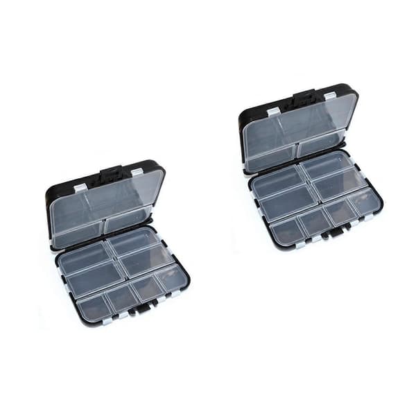 Fishing Box Tackle Box for Organizing Hooks 4 Pcs Portable Storage Boxes
