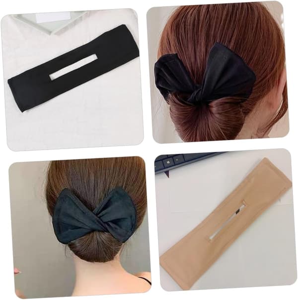 Stycken Lazy Hair Curler Bun Maker til kvinder Nem Bun Maker Sløjfe til tyndt hår
