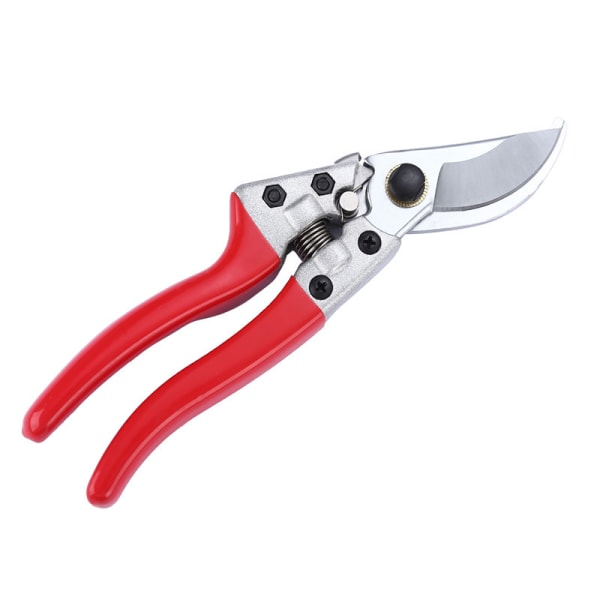 Bypass Steel Pruning Shears with Stainless Steel Blades Garden Shears, Hand Pruners, Gardening Tool Set, Red