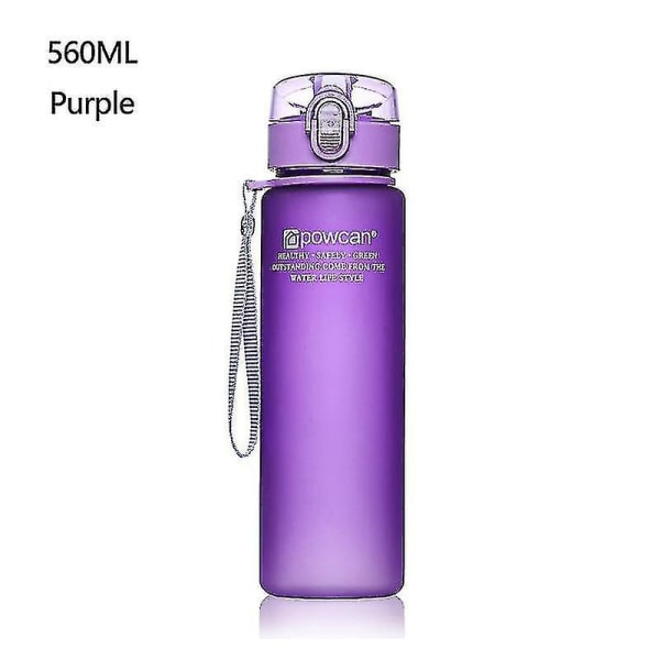 400/560ml BPA-fri Børneflasker Udendørs Sport Skole Drikkevandflaske Kop 560ml Lilla 560ml Purple