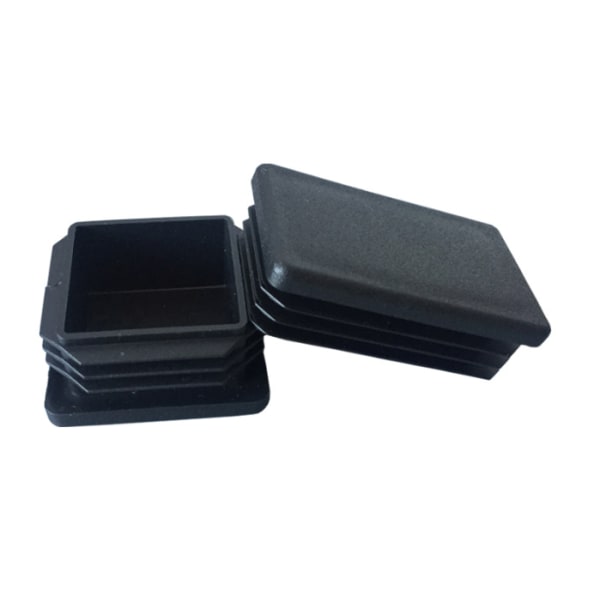 2" (50 mm) muovireikätulppa (20 kpl), raskaat mustat laitteistotulpat ja päätytulpat neliömäisille letkuille, Gli