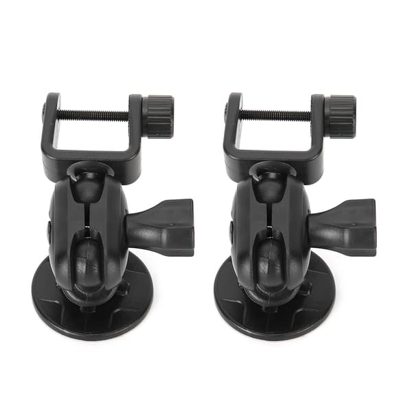 2pcs Mini Dash Cam Mount Dashboard Recorder Suction Cup 360 Degree Adjustable Universal (U-shaped Head)