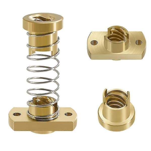 3D-skriver Z-akse trapesformede motormuttere T8 mutter Pom mutter gjengestigning 8mm deling 2mm