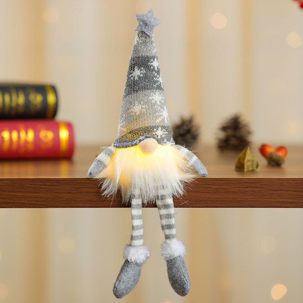 3-pack Tomtar Juldekorationer Jultomte Plysch Elfdocka Julpynt Semester Inomhus Hem Bordsdekorationer Presenter