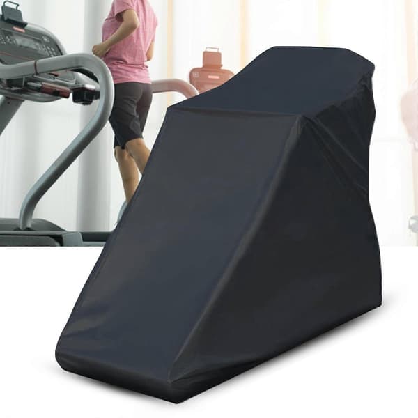 Treadmill Cover Waterproof Dustproof Running Machine Protector Exercise Equipment Treadmill Shield Easy to Use Black