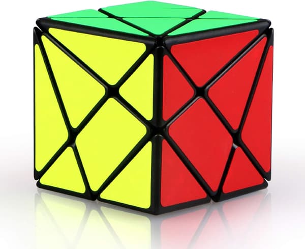 (Sort) Transformer Magic Cube 3D Puzzle Twist Hjernegymnastik Legetøj