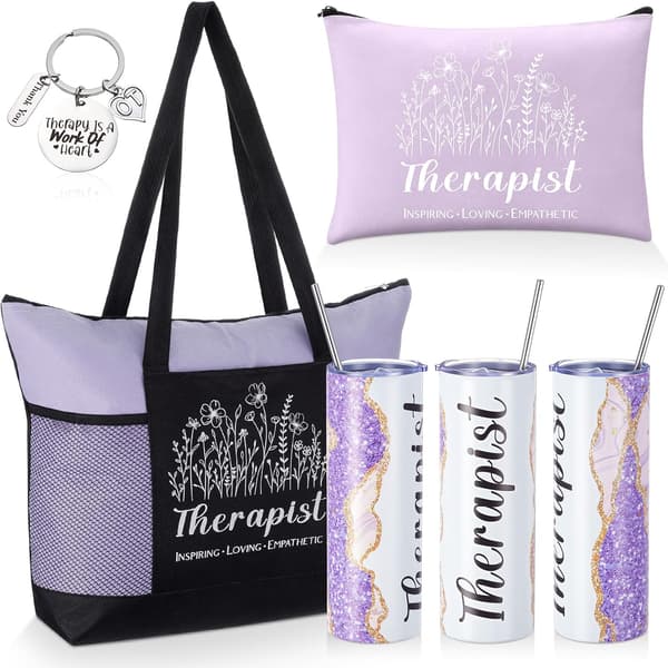 4 stk terapeutgave terapi for kvinner mental Purple
