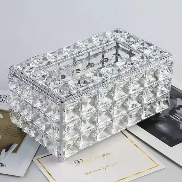 Tissue Box Rectangular Tissue Box Holder Rectangular Napkin Holder for Facial Tissues for Bathroom Toilet Bedroom Living Room Table Desk
