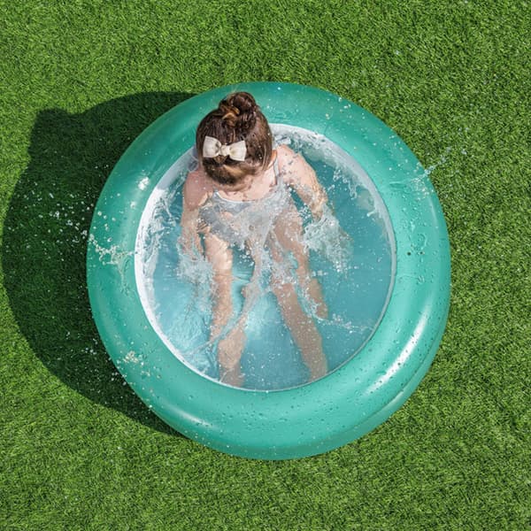 Rund børnepool med oppustelig bund, 70 x 30 cm
