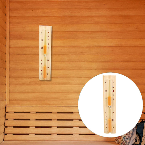 Bordurtimer 2 Minutters Sandur 15 Minutters Timeglas Sandur Sauna Sandur Ur Sauna Timer Træ Sand