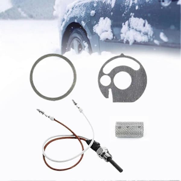 12V Gløderør Keramisk Stift + Pakninger Til Eberspacher Hydronic D4WS, 5WZ, D5WS