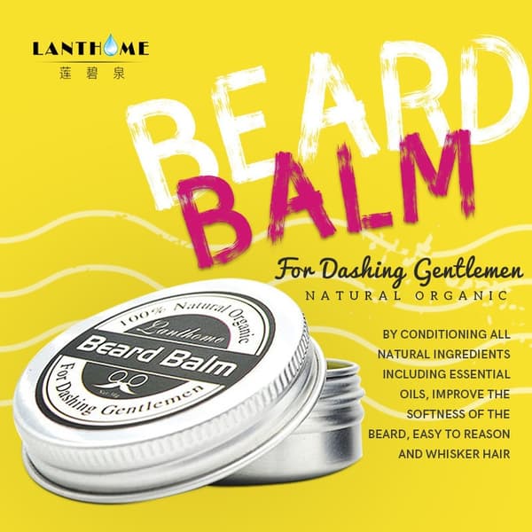 Men's Beard Wax, Moisturizing Styling and Conditioning Beard Balm for Shaping and Grooming