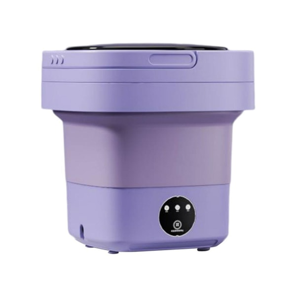 Mini Vaskemaskin Sammenleggbar 8L Kompakt Vaskemaskin for Studenthybel The New