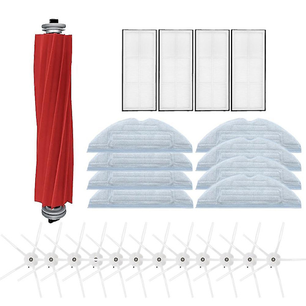 Hepa Filter Moppdukar Sidoborste För Xiaomi Roborock G10/t7splus