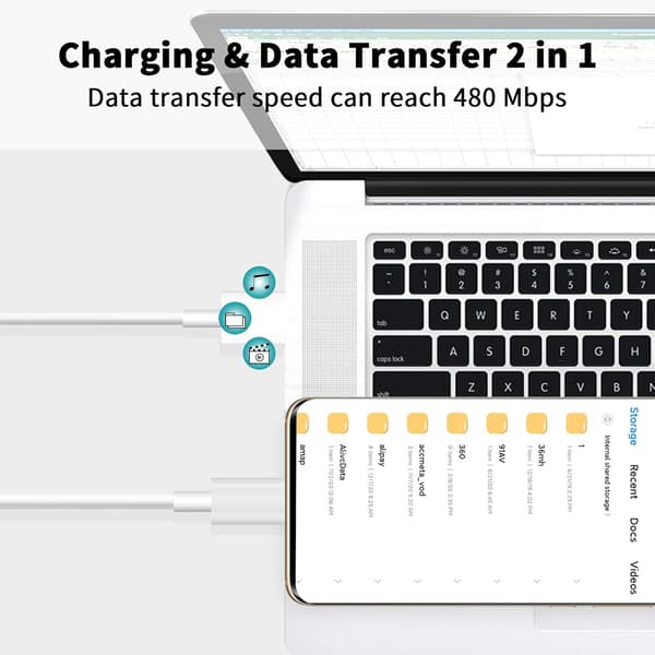 USB C-kabel Snabbladdning för Redmi Note 10 Pro USB Typ C-kabel 1m 6A Turboladdning för Xiaomi Redmi Note Mi Pad