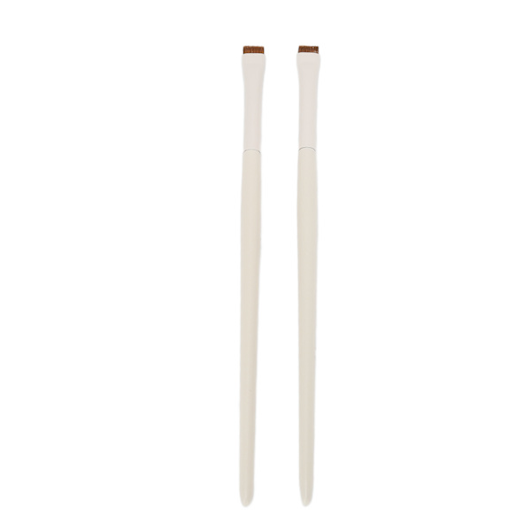 2pcs Fine Angled Eyeliner Brushes Ultra Thin Slanted Flat Angle Makeup Brushes for Eye Makeup