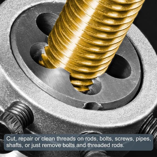 Round Threading Die. Metric Thread M16 x 1.5 (right). High-Speed Steel (HSS) Thread Repair Tool