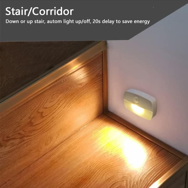 A set of 4 indoor motion sensor lights, motion sensor night light