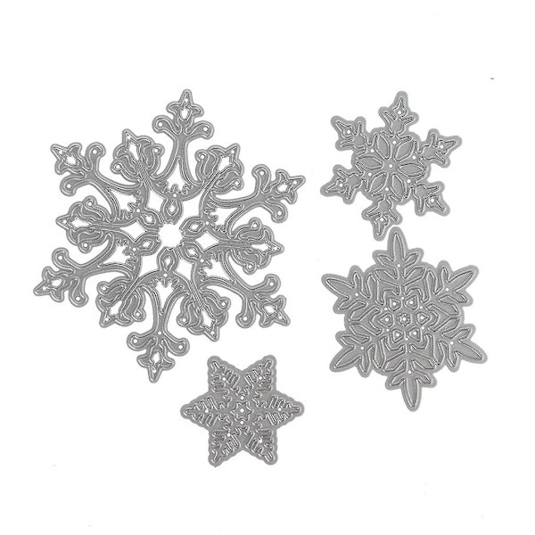 Julemetal Skærestencil Skabelon DIY Scrapbooking Album Papir Kort Håndværk