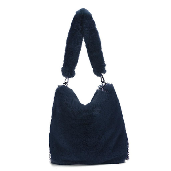 Dametasker Skuldertaske Tote Messenger Kvinders Crossbody Top Håndtag Tasker Håndtaske Mørkeblå