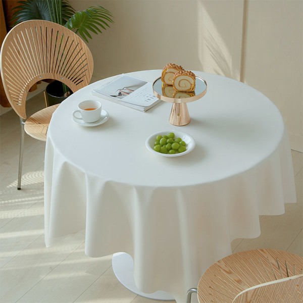 Neliönmuotoinen pöytäliina 1m*1m Valkoinen neliönmuotoinen pöytäliina neliön tai pyöreän pöydän käyttöön | Heavy Duty | Pestävä pöytäliina juhliin