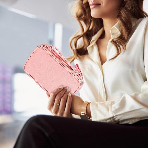Skyddande Sleeve för Hårddisk, Laddningskabel, USB-minne, Hörlurar, Datakabel, Digitala Tillbehör Pink Small
