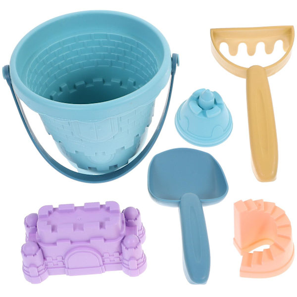 1 Set Sandleksaker Sommarstrandleksaker Roliga Sandleksaker Strandspel Leksaker Blå 14.5X14.5CM