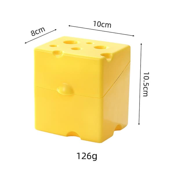 Flip Top Container for Sliced Cheese, Large Capacity Cheese Slice Container, Housewarming Gift