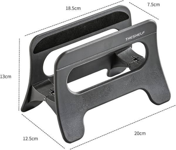 Lid Holder Multifunctional Lid Holder Modern Gravity Design Heavy Duty Space-Saving for Kitchen Lids White