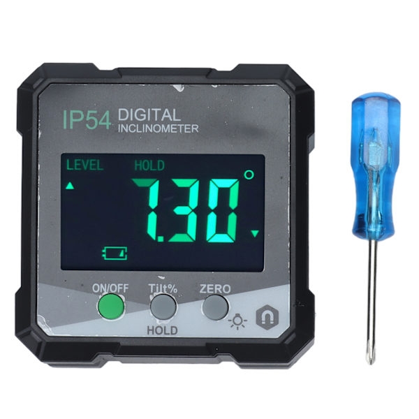 Digital kitchen scale with magnetic base, accurate and easy-to-read LCD display
