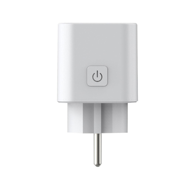 Smart Mini WiFi Stikkontakt med Fjernbetjening, Kan Styres Fjernbetjent - Hvid EU
