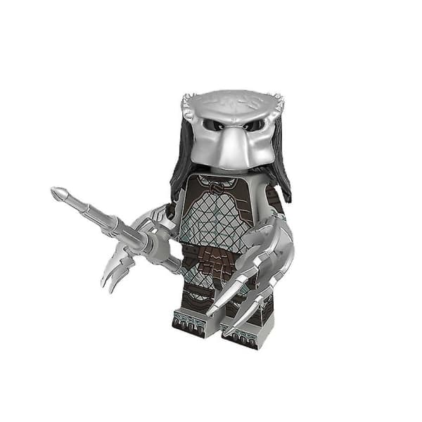 8-pack Predator Series Alien Minifigures - Collected Building Block Toys