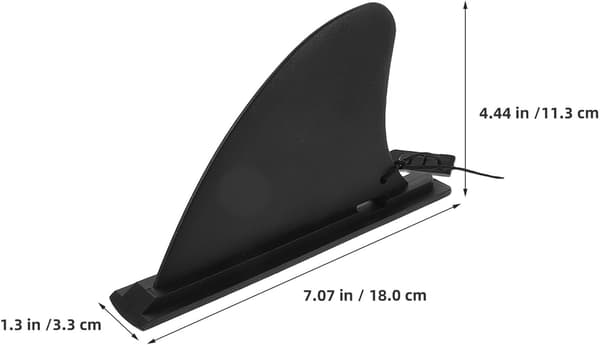 4pcs Inflatable Kayak Paddleboard Fin Replacement 4.5 Inch Detachable Rudder Stabilizer SUP Center Fin