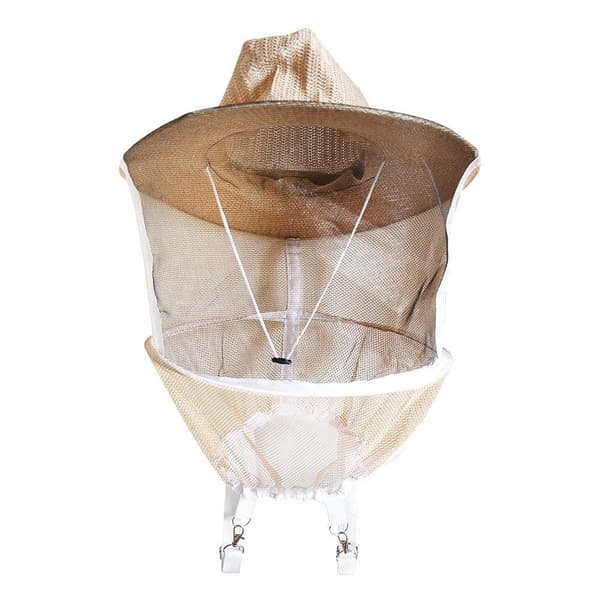 Bee hat with veil, large beekeeper hat, bee hat with high visibility veil for beekeepers when maintaining the beehive