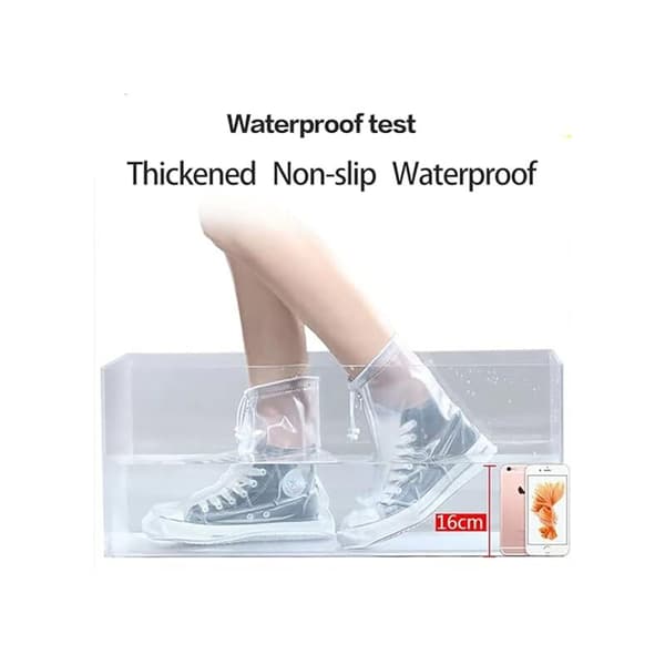 XL Reusable Waterproof Shoe Covers Waterproof Lightweight Non-slip