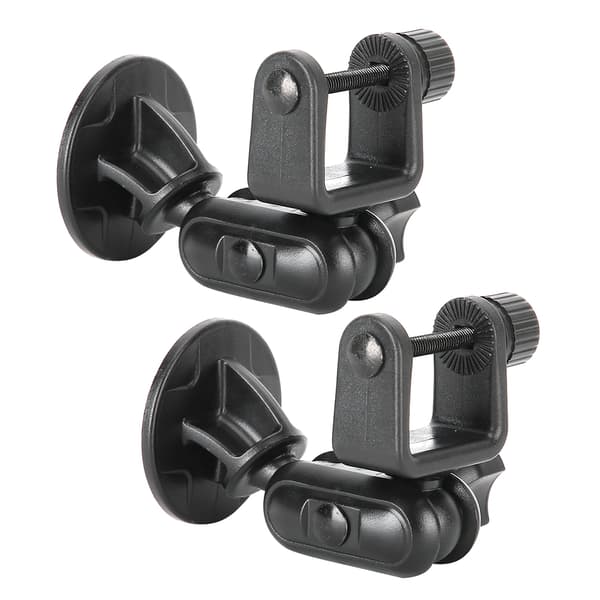 2pcs Mini Dash Cam Mount Dashboard Recorder Suction Cup 360 Degree Adjustable Universal (U-shaped Head)