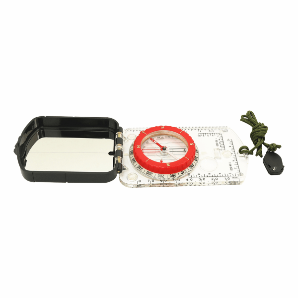 2 Compass: Toppkompass för proffs och seriösa vandrare， Orienteringskarta Kompass - Siktspegelkompass med justerbar deklination, C