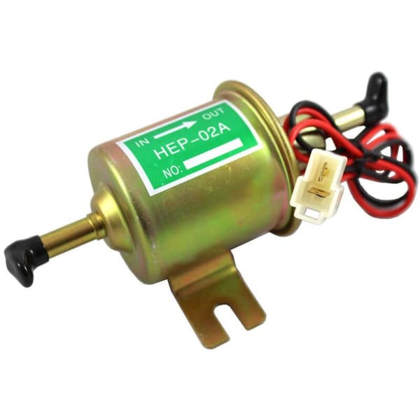 Universal 12V bränslepump HEP-02A lågtryck elektrisk gas rå O
