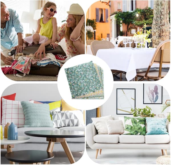 8 ark quiltingstoff bomull lappeteppe materiale mild bomull, blomstertrykk, lett å klippe