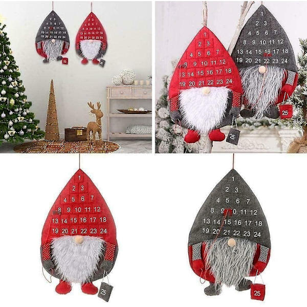 Julekalender med kreativt adventstema, nordisk skovmandskalender, Rudolph nedtællingskalender, julehjem