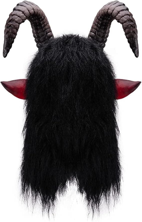 2 pieces antelope mask latex horror mask - Mardi Gras - carnival