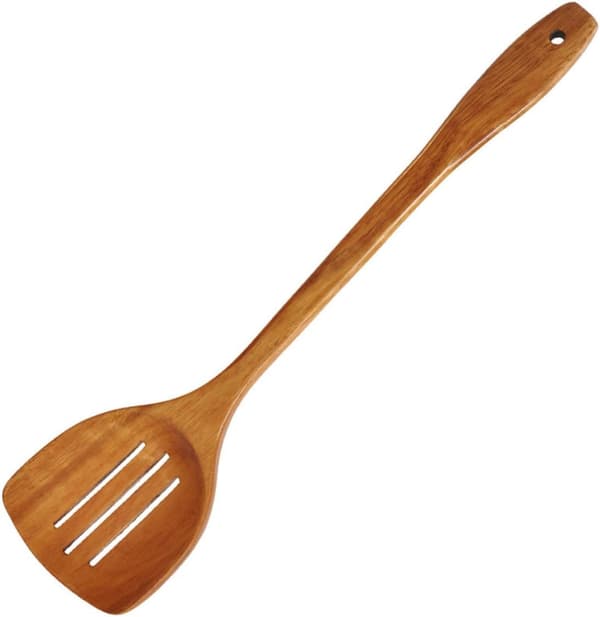 Træspatel, non-stick design og nem at rengøre